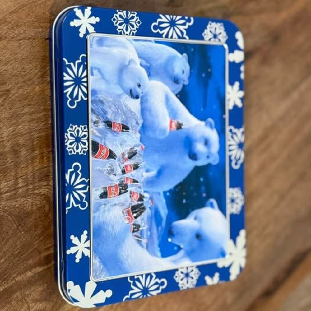 2005 Coca-Cola Polar Bear Playing Cards Keepsake Tin Set